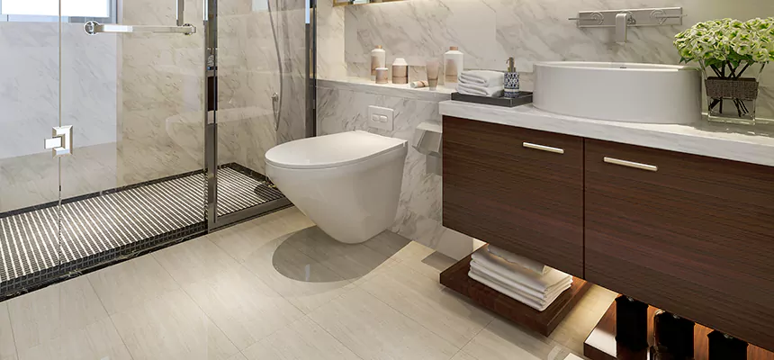 Burst Pipe Bathroom Cleanup in Oakwood