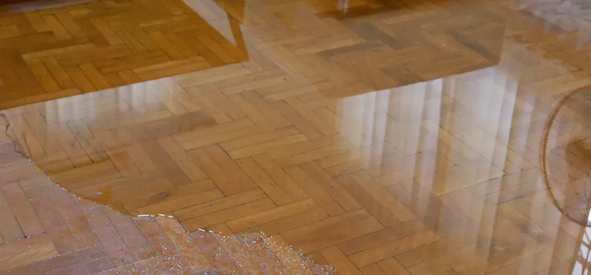 Laminate Wood Floor Water Damage Repair in Oakwood