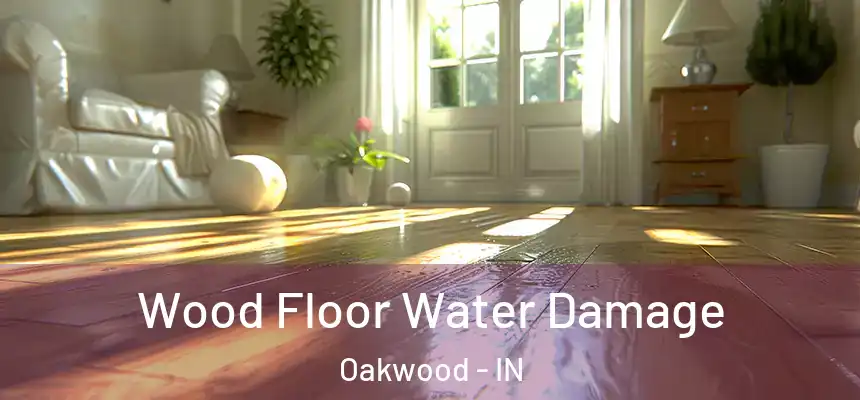 Wood Floor Water Damage Oakwood - IN